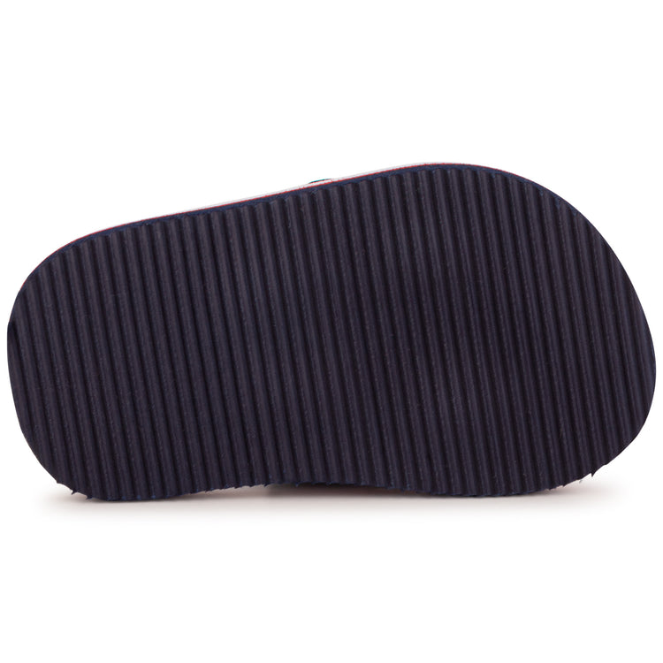 Hugo Boss Navy Red Logo Velcro Slipper J09167