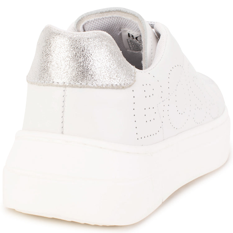 Hugo Boss White Silver Lace Sneaker J19071