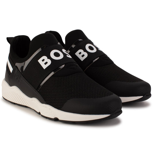 Hugo Boss Black Mesh Logo Sneaker  J29295