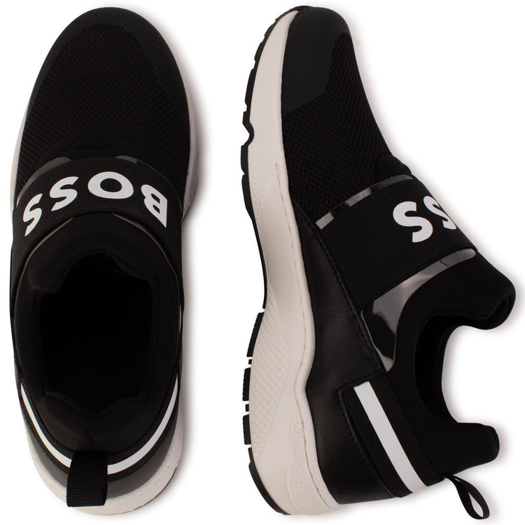 Hugo Boss Black Mesh Logo Sneaker  J29295