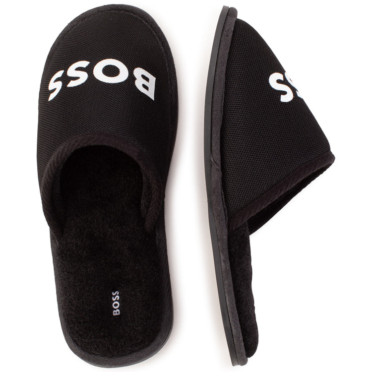 Hugo Boss Black Fuzzy Slipper J29312