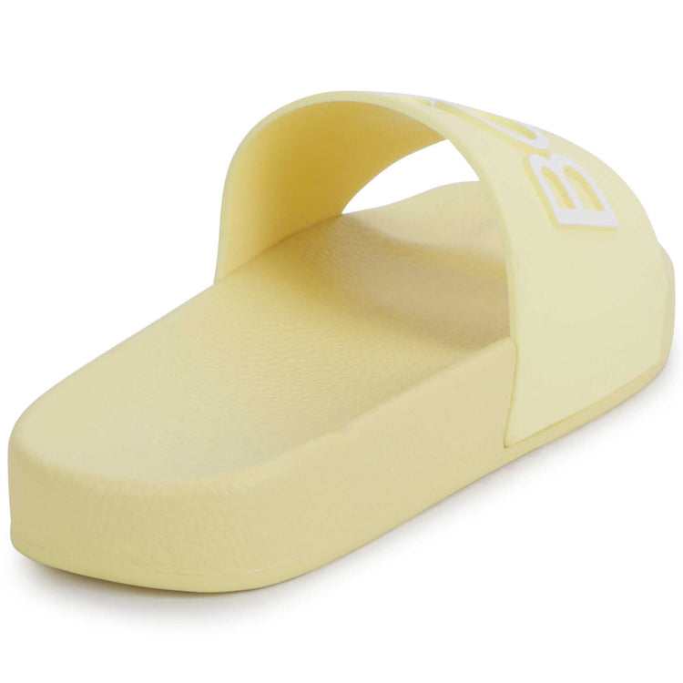 HUGO BOSS Pale Yellow Slide J29325