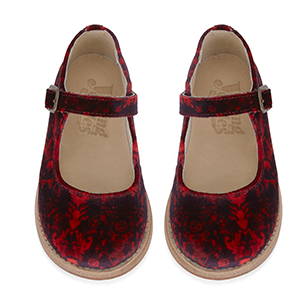 Young Soles June Print Buckle Mary Jane