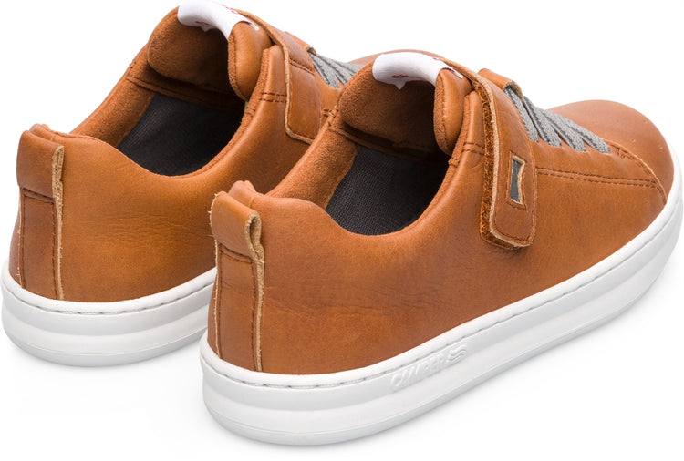 Camper Tan No Tie Velcro Sneaker 0247