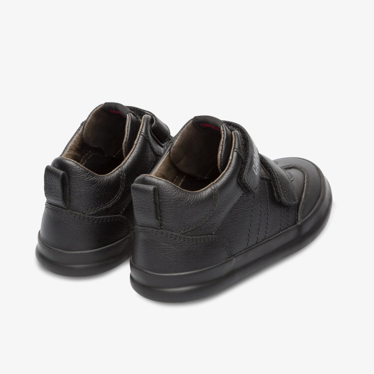 Camper Black Double Velcro Leather Sneaker K900197