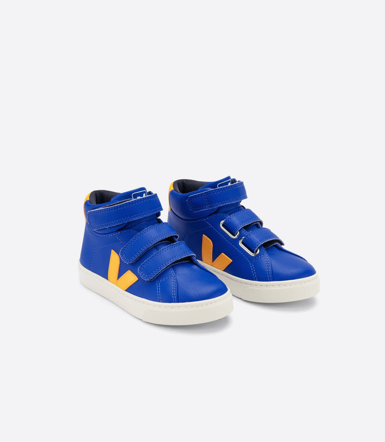 Veja Cobalt Blue Hi Top Velcro Sneaker 3009