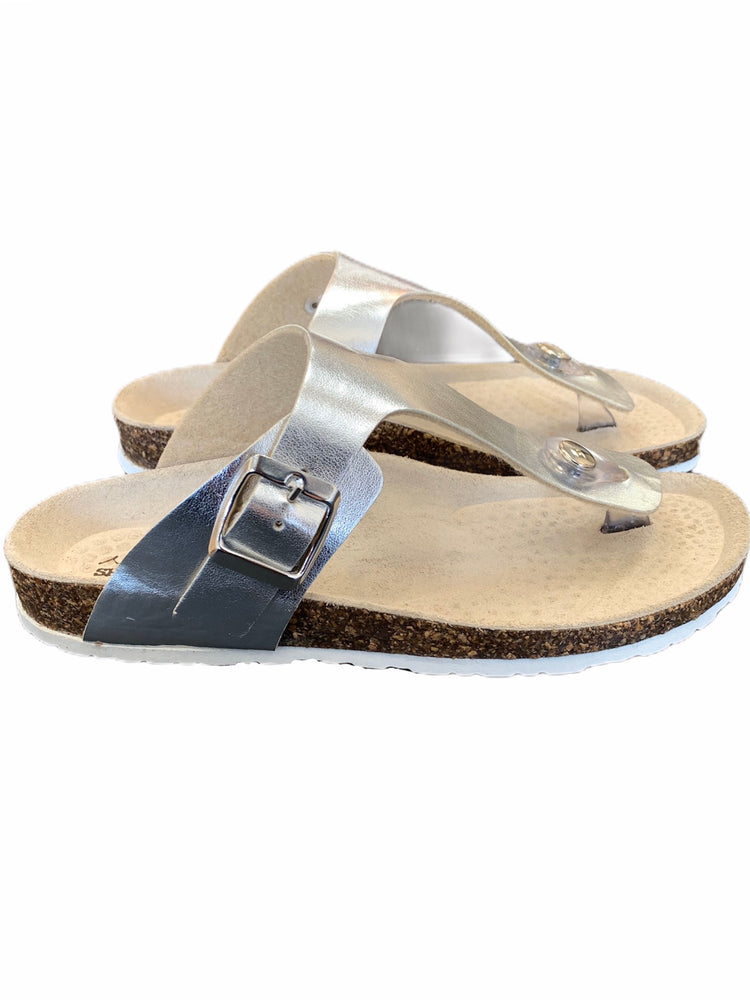 Shoe b 76 Silver Metallic Sandal