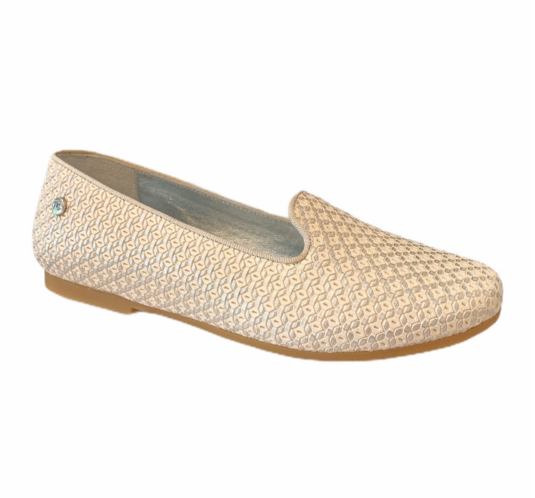 Manuela De Juan Dusted Pink Eggshell Slip On S2184