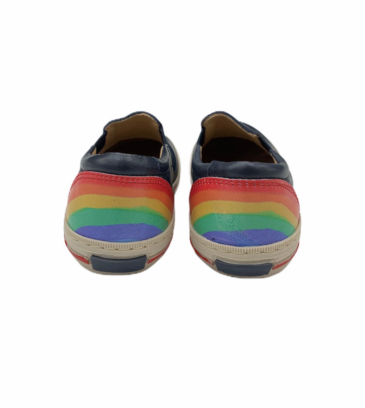 Lindo Navy Rainbow Slip On Sneaker 5913