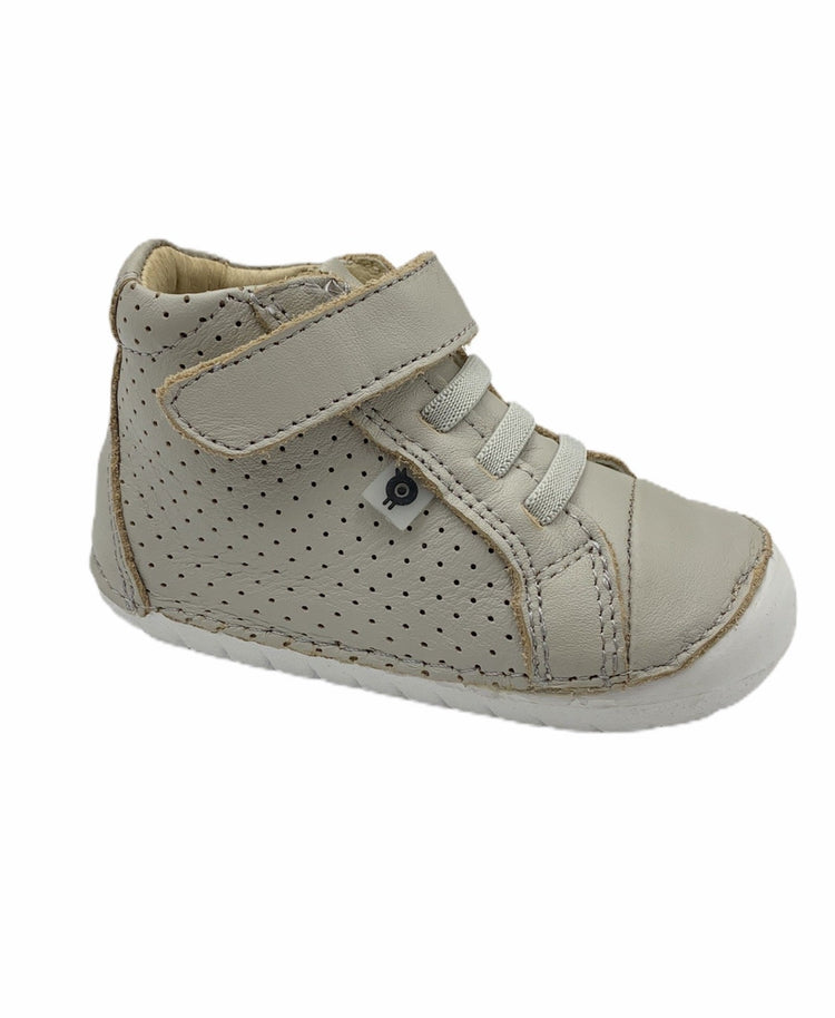 Oldsoles Grey Velcro First Walker High Top 4015