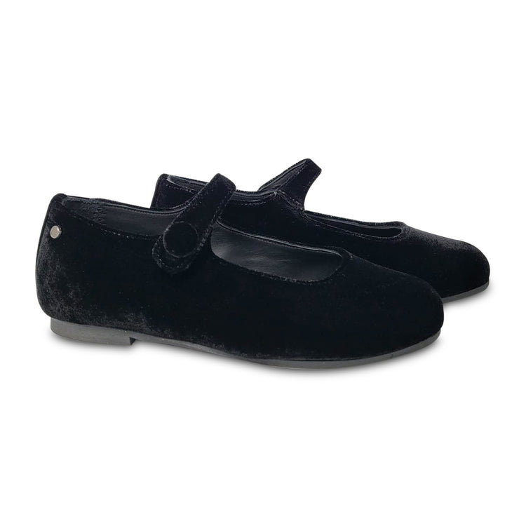 Manuela De Juan Black Velvet Mary Jane S2970