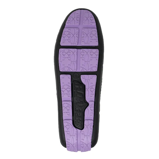 Floafers Posh Black Lavender Slip On (Ladies)