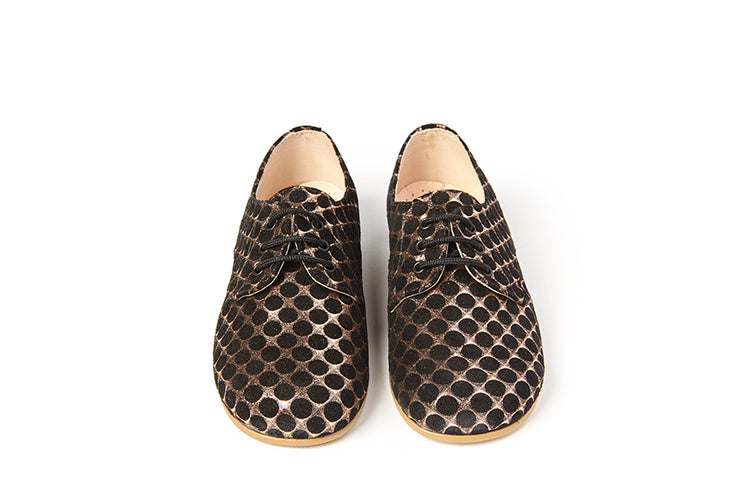 Sonatina Duke Copper Black Lace Shoe