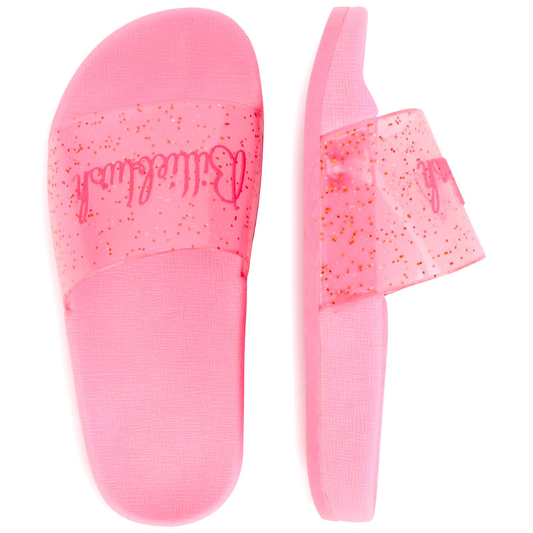 Billie Blush Pink Glitter Slide 19344