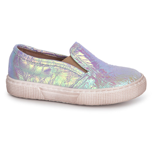 Pepe' Crinkle Metallics Slip On Sneaker 775