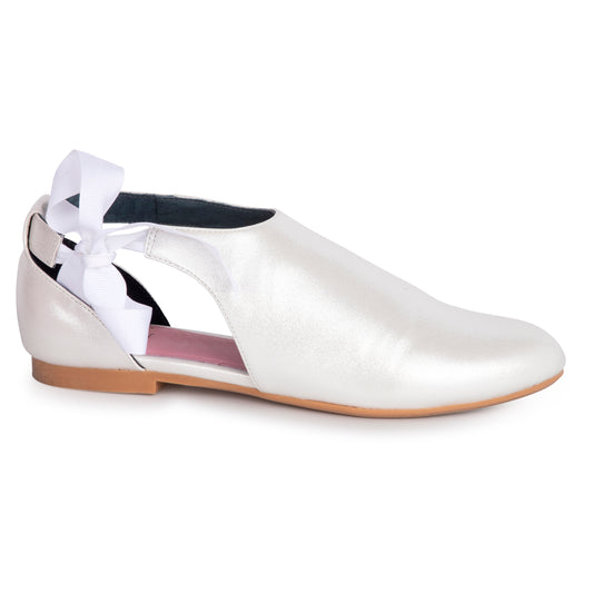 Esporre White Metallic Dress Shoe GS527