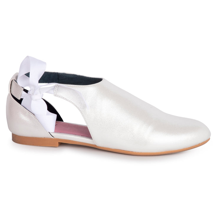 Esporre White Metallic Dress Shoe GS527