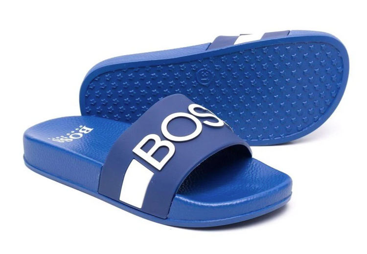 Hugo Boss Blue Logo Slide J29274