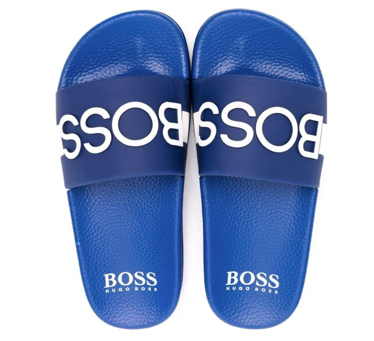 Hugo Boss Blue Logo Slide J29274