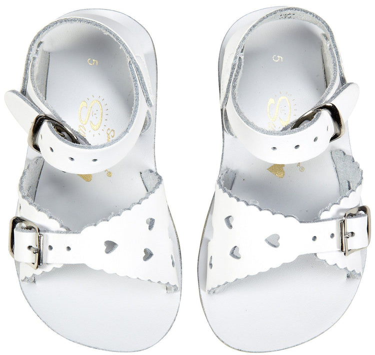 Salt Water White Sweetheart Sandal