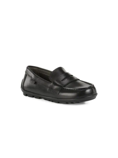 Geox Black Penny Slip On Loafer J746CA-21