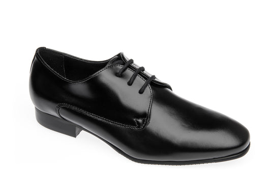 Venettini Dino Lace Up Black Leather Oxford