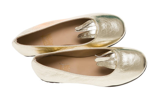 Orimusi Gold Ballerina Flat TALX06