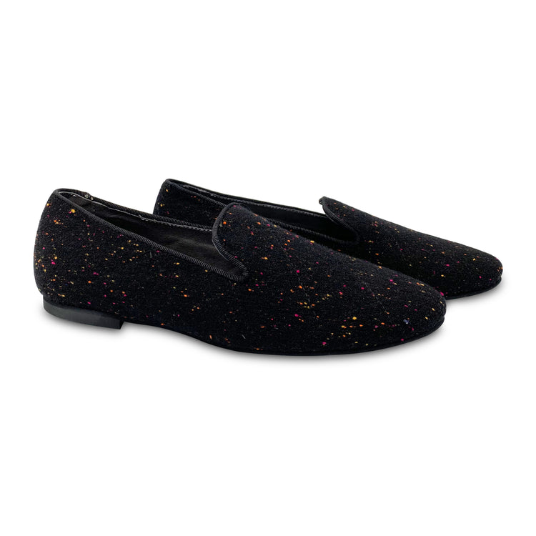 Maria Catlan Black Galaxy Quilt Slip on 505716