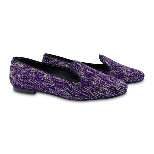 Maria Catlan Violet Tweed Slip on 505717