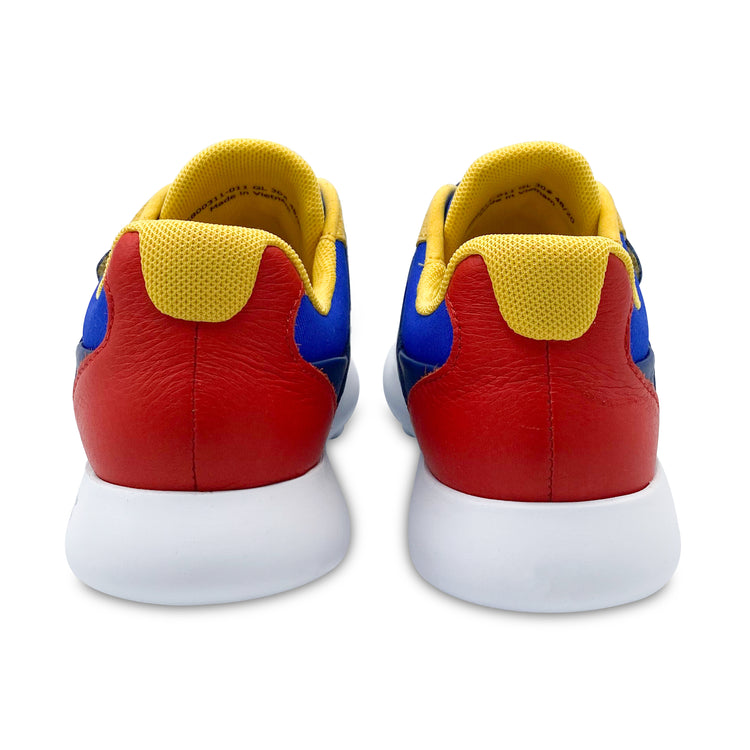 Camper Blue and Yellow Velcro Drift Sneaker K800311