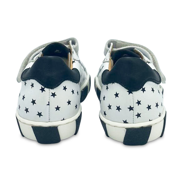 Maa by Manuela De Juan Star Black White Magic Velcro Sneaker C364