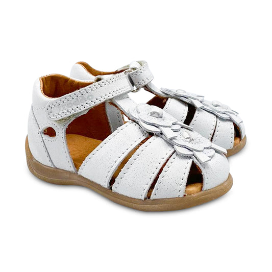 Froddo White Flower Closed Toe Sandal G2150144