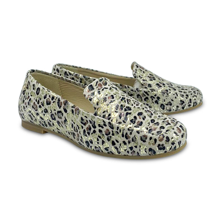 Manuela De Juan Beige Jaguar Slip On S2986