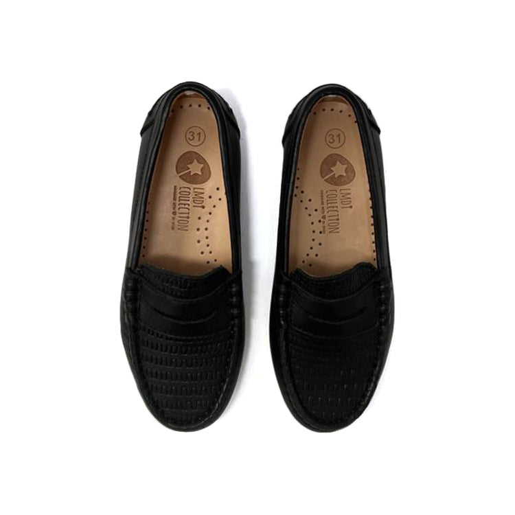 lmdi-black-woven-penny-loafer-boys