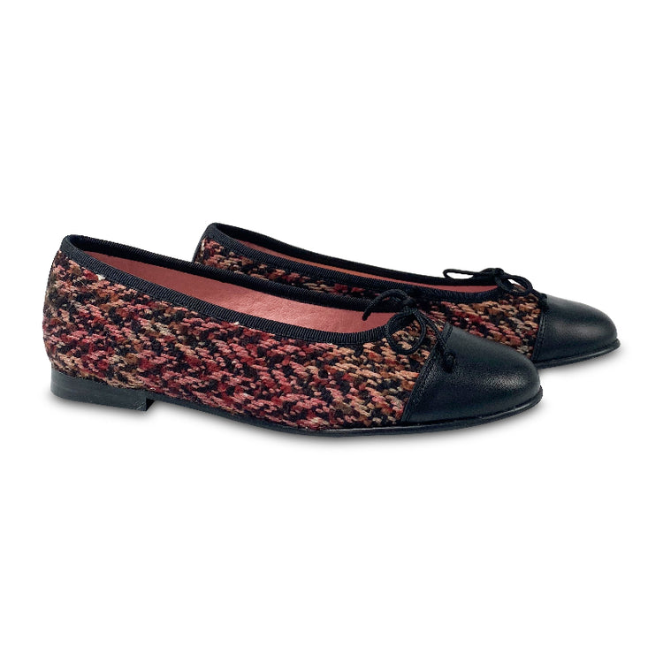 lmdi-pink-tweed-toe-cap-slipon-girls-shoes