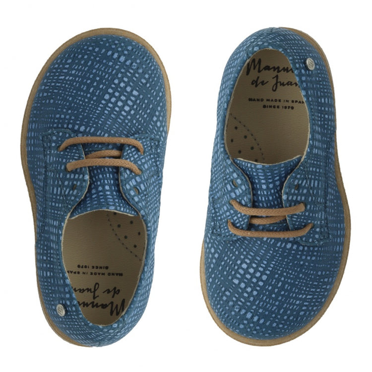 Manuela Blue Lined Derby Laced S2435