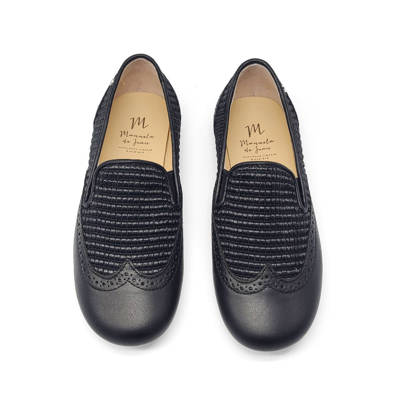 manuela-de-juan-black-woven-wingtip-smoking-slipon-boys