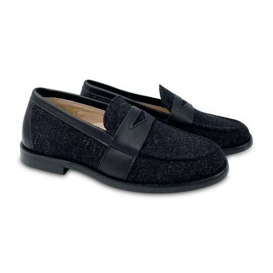 HOO Grey Flannel Penny Loafer CV2272