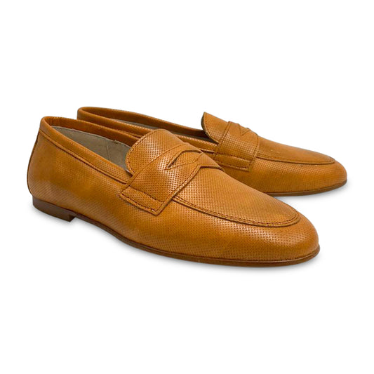 HOO Camel Wessex Leather Penny Loafer 2460