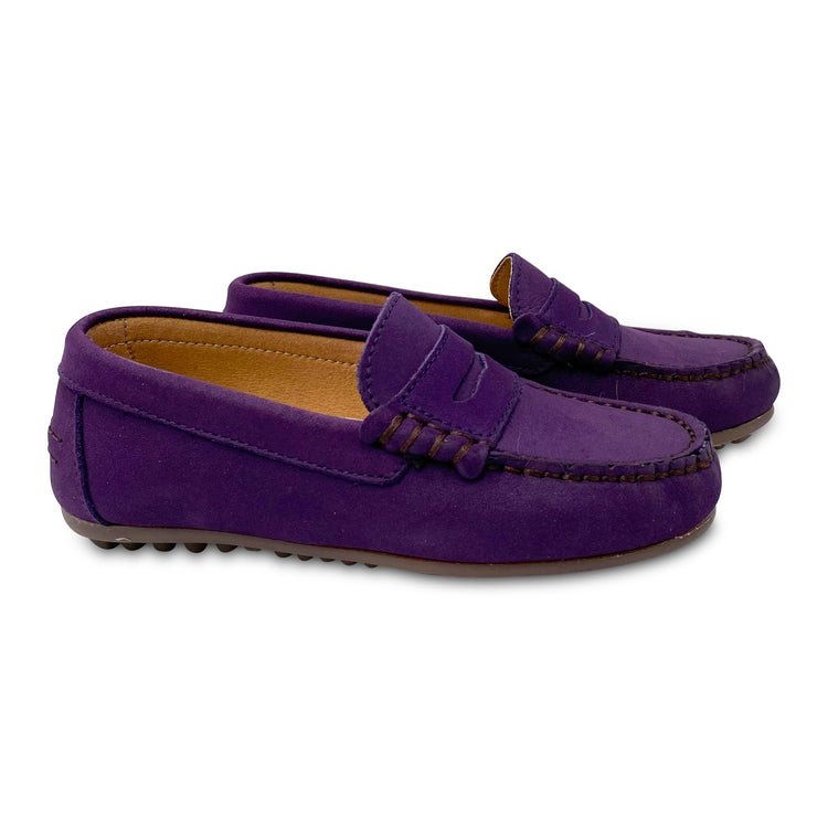 LMDI Violet Nubuck Penny Loafer