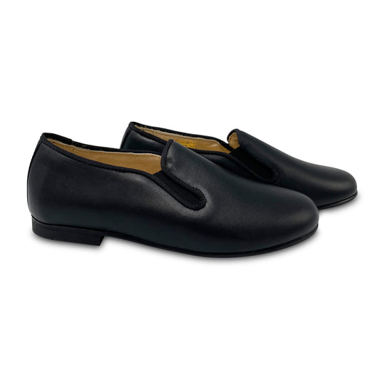 Andanines Black Matte Smoking Slip On 182447