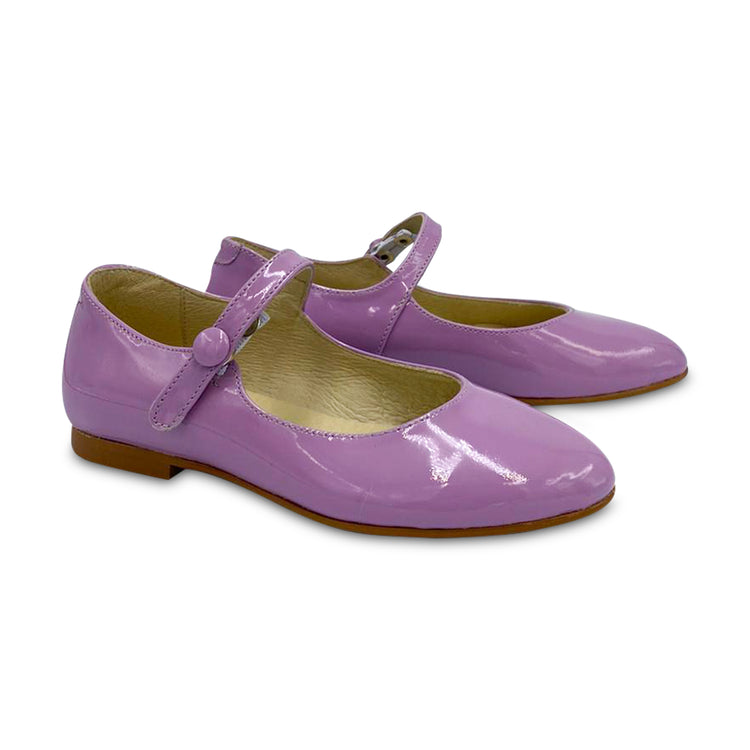 Blublonc Ciara Pale Purple Patent Mary Jane