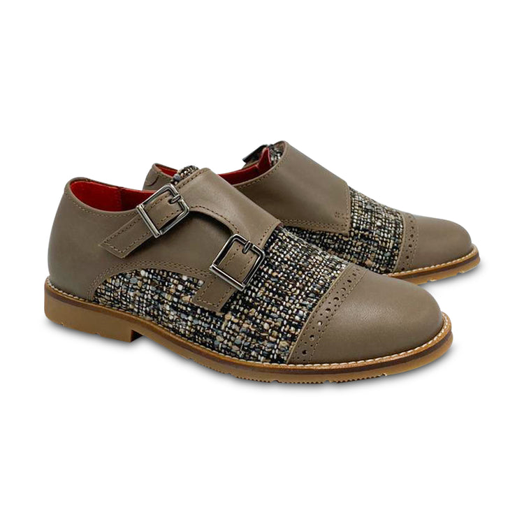 Geppettos Brown Tweed Double Munk Strap GP0538