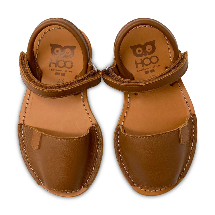 HOO Tan Velcro Sandal CC1133G