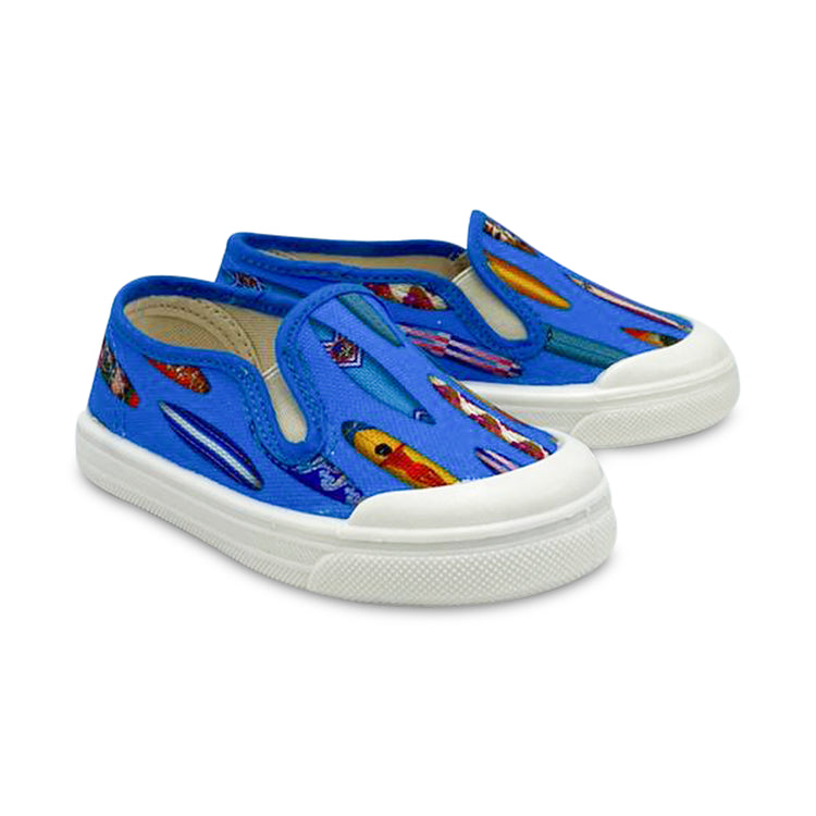 Pepe' Blue Surf Slip On Sneaker