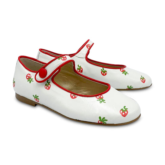 Brunellis ES X LS Strawberry Printed Mary Jane 3200