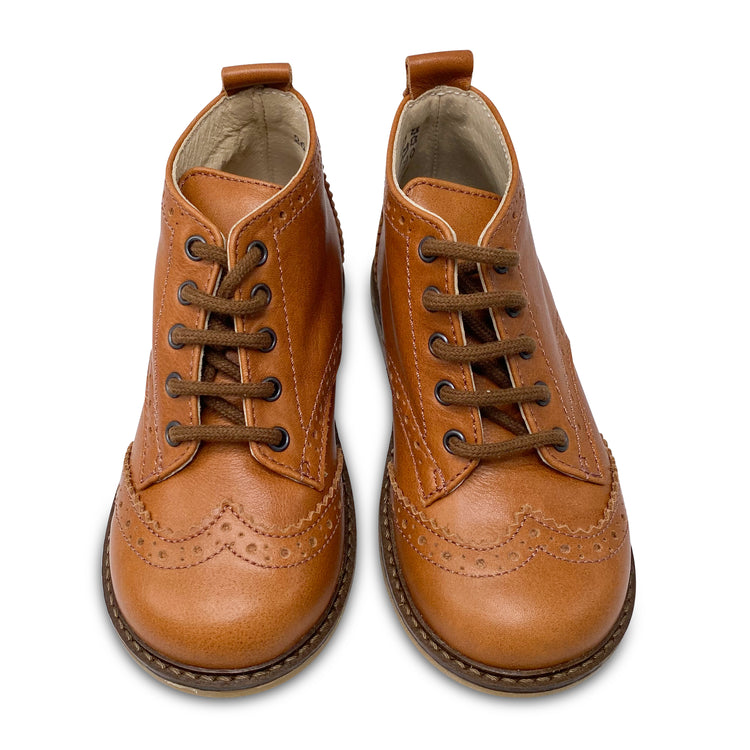 The Eugens Alexis Luggage Wingtip Lace up Bootie