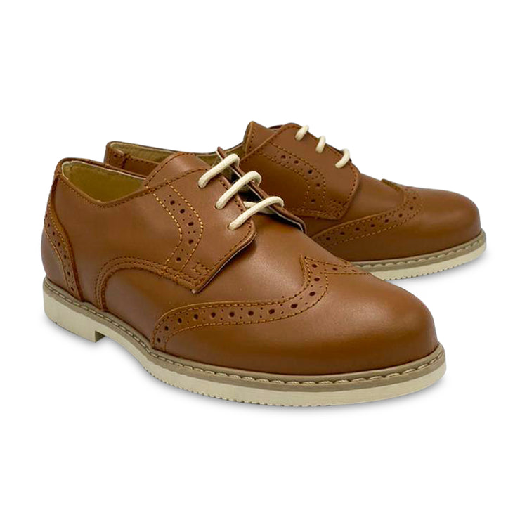 Nens Cognac Wingtip Laced Oxford 3310