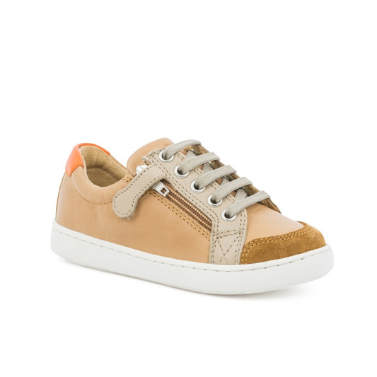 Shoo Pom Play Lo Bi Zip  Regatta Camel Beige Orange