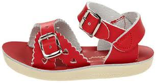 Salt Water Red Sweetheart Sandal